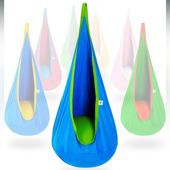 OUTREE Kids Pod Swing Seat Cotton Child Hammock Chair - Picture 1 of 6